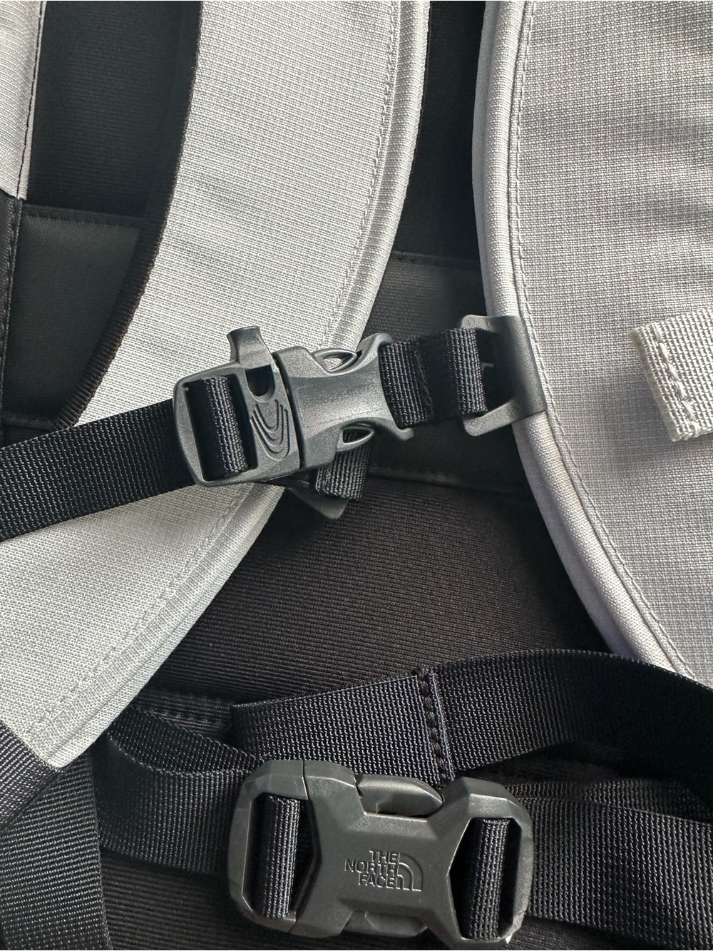 The North Face Surge Commuter Laptop Backpack - Light Gray and Black - Picture 12 of 16